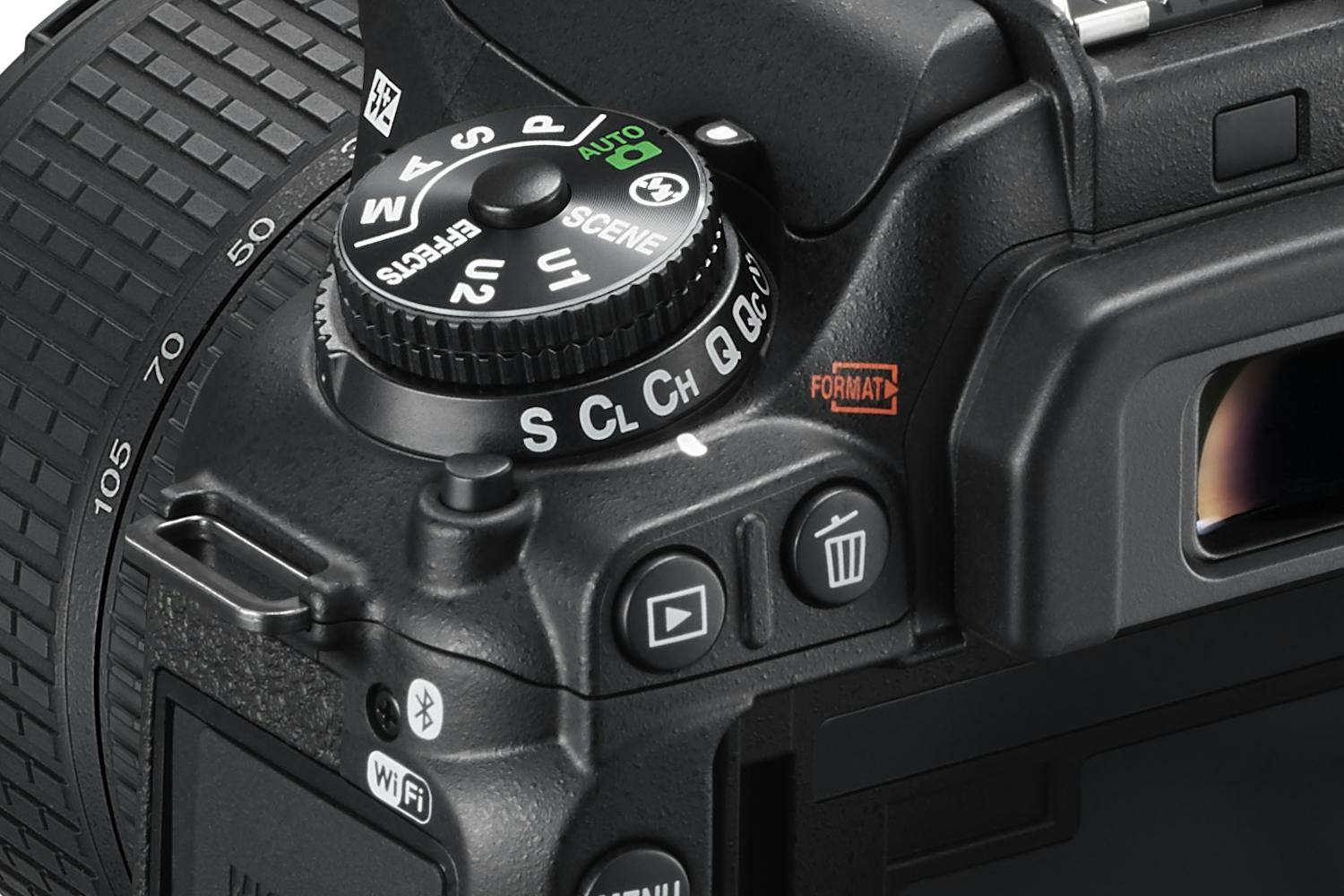 Nikon D7500 CH panorointi